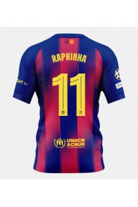 Barcelona Raphinha Belloli #11 Voetbaltruitje Thuis tenue 2025-26 Korte Mouw